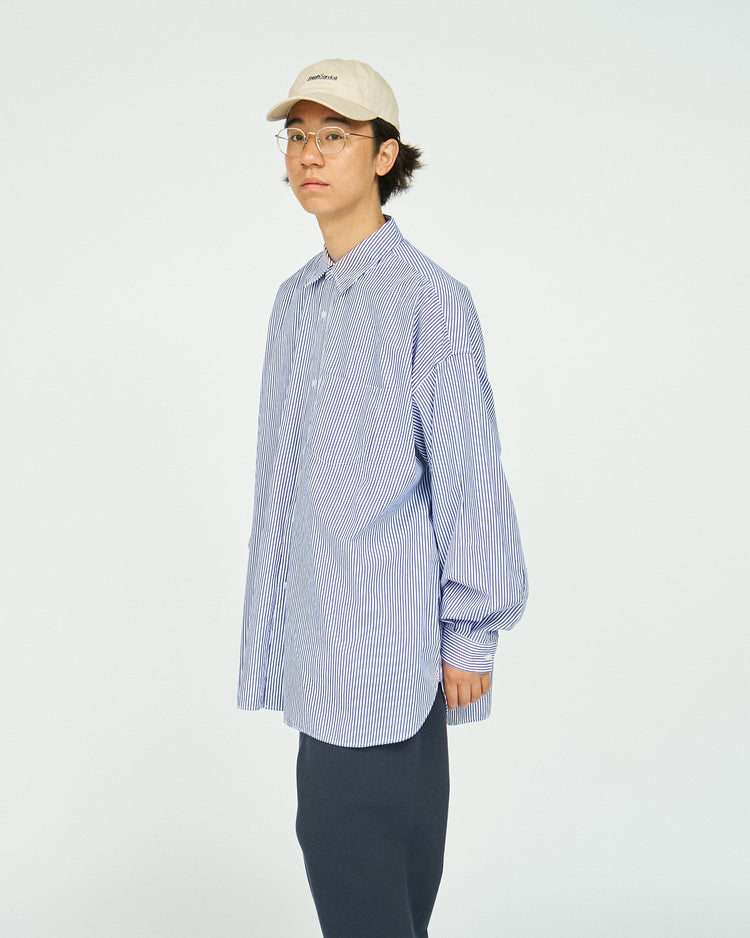 FreshService / CORPORATE UNIFORM L/S SHIRT BLUE STRIPE