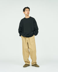 FreshService / LIGHT OZ CREW NECK SWEAT BLACK