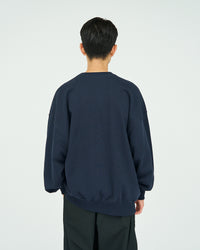 FreshService / LIGHT OZ CREW NECK SWEAT NAVY