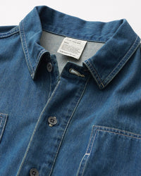 FreshService / DENIM PULLOVER SHIRT FADE INDIGO