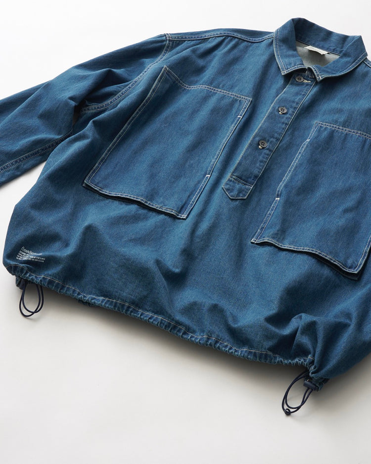 FreshService / DENIM PULLOVER SHIRT FADE INDIGO