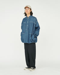 FreshService / DENIM PULLOVER SHIRT FADE INDIGO