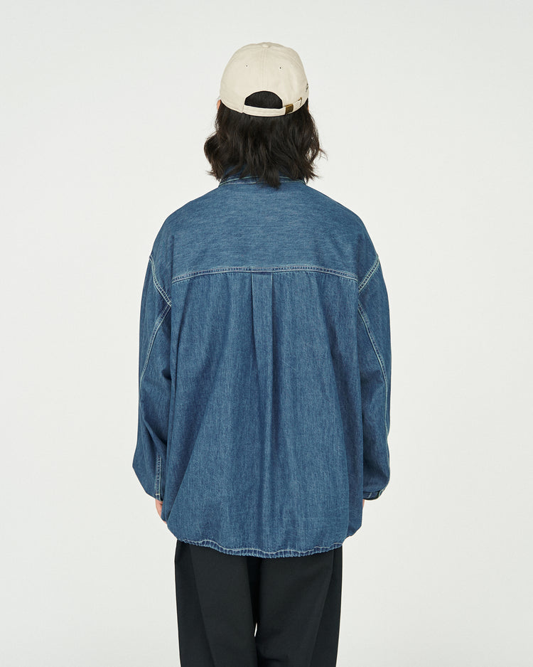 FreshService / DENIM PULLOVER SHIRT FADE INDIGO