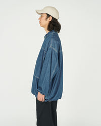 FreshService / DENIM PULLOVER SHIRT FADE INDIGO