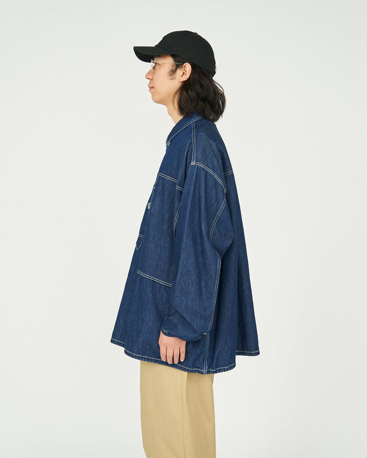 FreshService / DENIM PULLOVER SHIRT ONE WASH