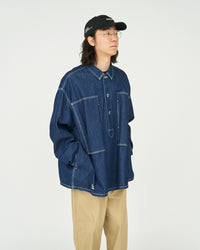 FreshService / DENIM PULLOVER SHIRT ONE WASH