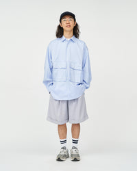 FreshService / DRY OXFORD FLAP POCKET L/S SHIRT BLUE