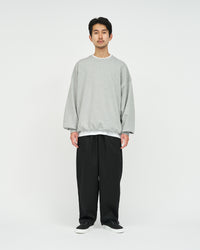 FreshService / LIGHT OZ CREW NECK SWEAT H.GRAY