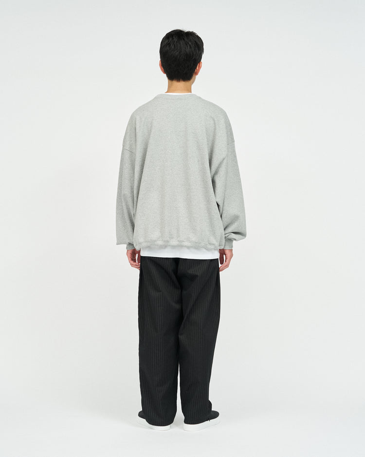 FreshService / LIGHT OZ CREW NECK SWEAT H.GRAY