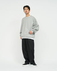 FreshService / LIGHT OZ CREW NECK SWEAT H.GRAY