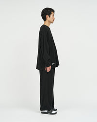 FreshService  UTILITY PILE L/S SET-UP BLACK