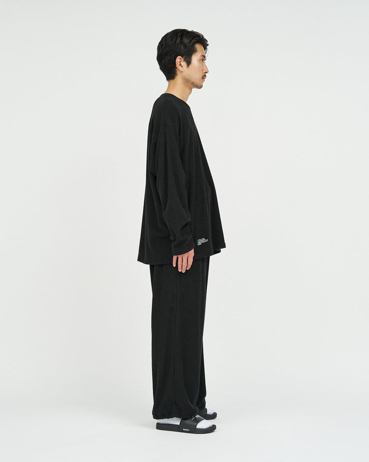 FreshService  UTILITY PILE L/S SET-UP BLACK