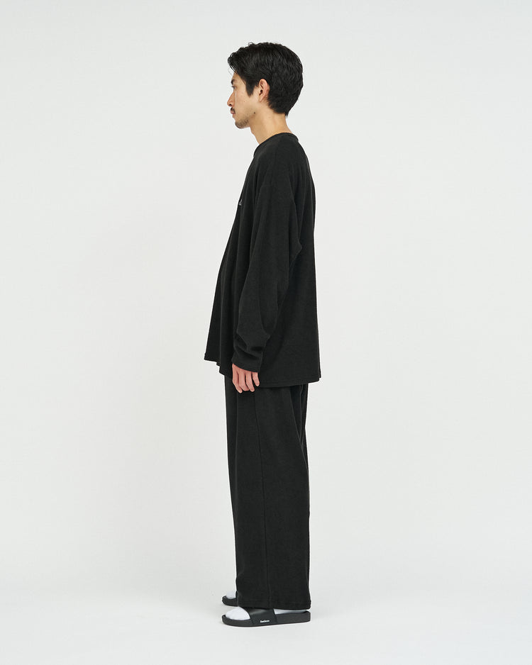 FreshService  UTILITY PILE L/S SET-UP BLACK