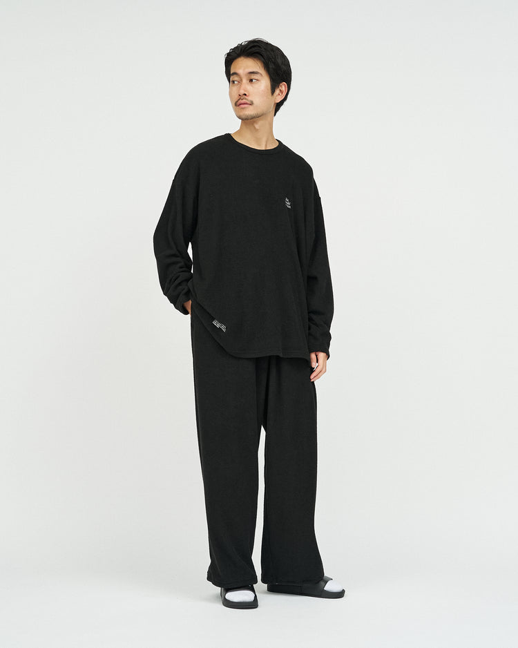 FreshService  UTILITY PILE L/S SET-UP BLACK