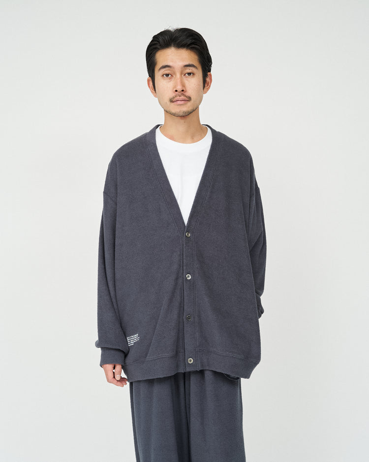 FreshService  UTILITY PILE CARDIGAN SET-UP GRAY