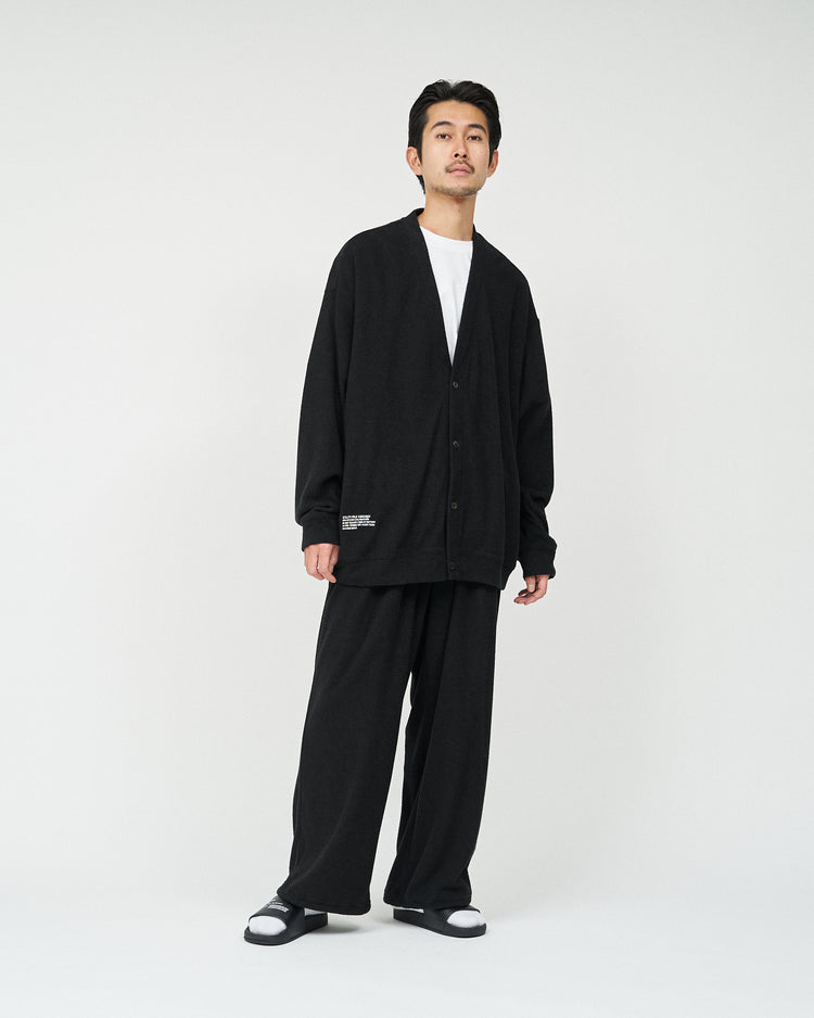 FreshService  UTILITY PILE CARDIGAN SET-UP BLACK