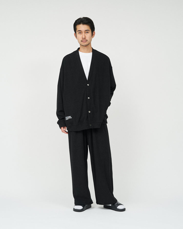 FreshService  UTILITY PILE CARDIGAN SET-UP BLACK