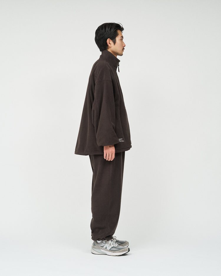 FreshService   "ReFresh!Service." FLEECE TRACK SUIT DARK BROWN