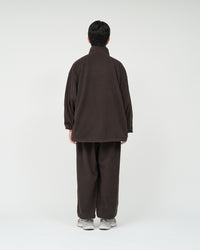 FreshService   "ReFresh!Service." FLEECE TRACK SUIT DARK BROWN