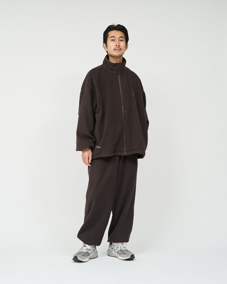 FreshService   "ReFresh!Service." FLEECE TRACK SUIT DARK BROWN