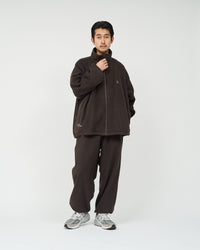 FreshService   "ReFresh!Service." FLEECE TRACK SUIT DARK BROWN