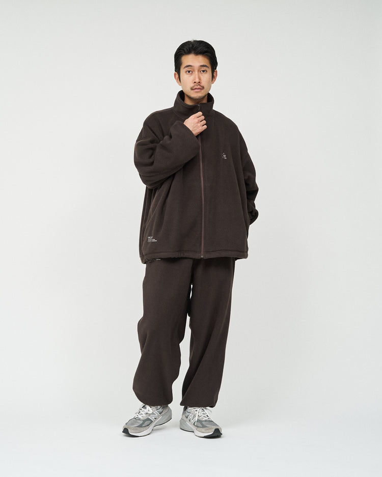 FreshService   "ReFresh!Service." FLEECE TRACK SUIT DARK BROWN