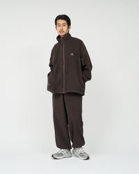 FreshService   "ReFresh!Service." FLEECE TRACK SUIT DARK BROWN