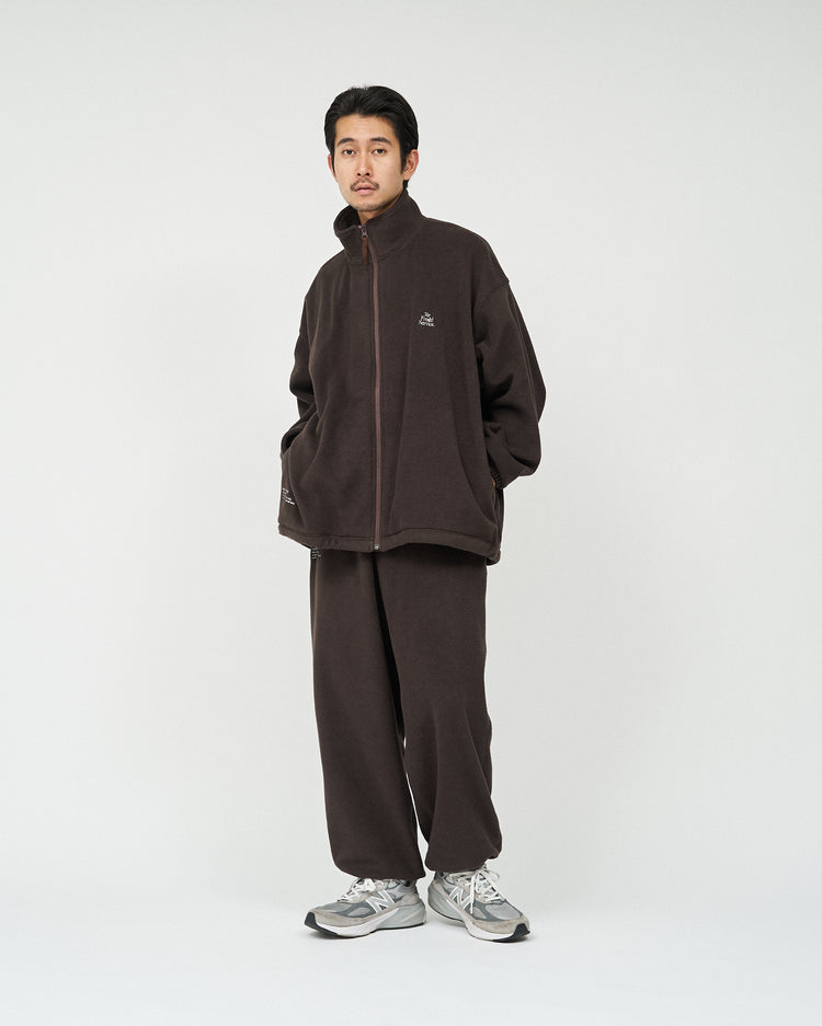 FreshService   "ReFresh!Service." FLEECE TRACK SUIT DARK BROWN
