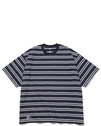 FreshService / MULTI BORDER S/S TEE NAVY