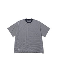 FreshService / MICRO BORDER S/S TEE  WHITE*NAVY