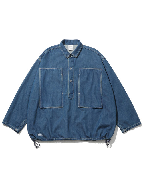 FreshService / DENIM PULLOVER SHIRT FADE INDIGO