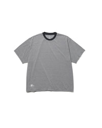 FreshService / MICRO BORDER S/S TEE  WHITE*BLACK