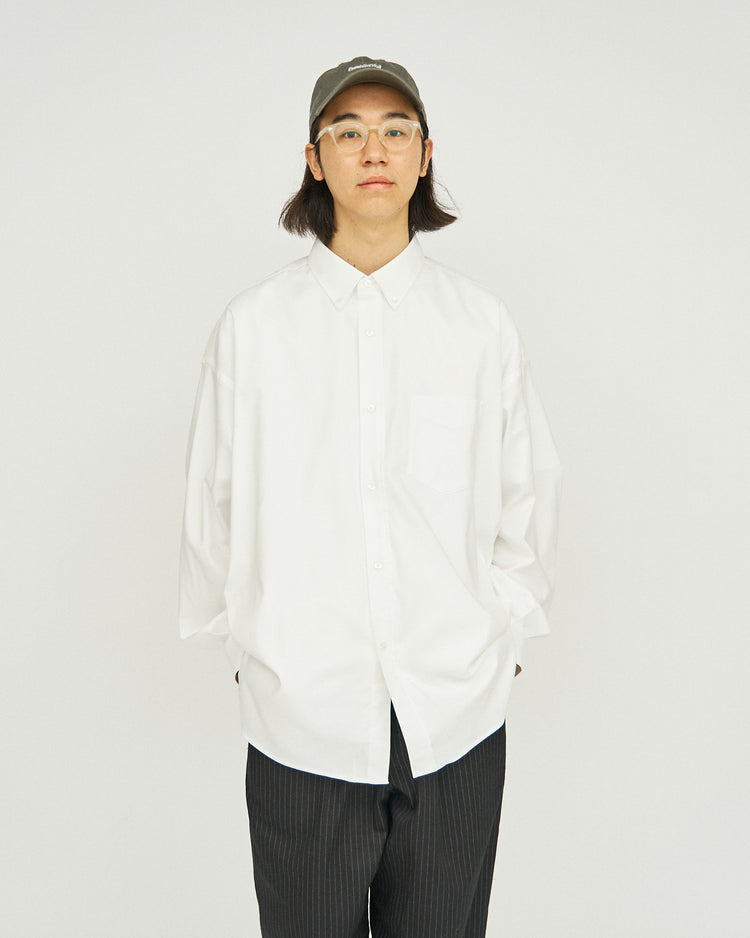 FreshService / DRY OXFORD CORPORATE L/S B.D.SHIRT WHITE