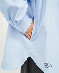 FreshService / DRY OXFORD CORPORATE L/S B.D.SHIRT BLUE
