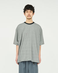 FreshService / MICRO BORDER S/S TEE  WHITE*BLACK