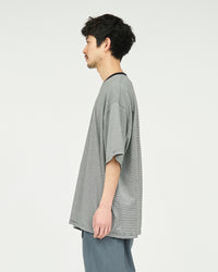 FreshService / MICRO BORDER S/S TEE  WHITE*BLACK