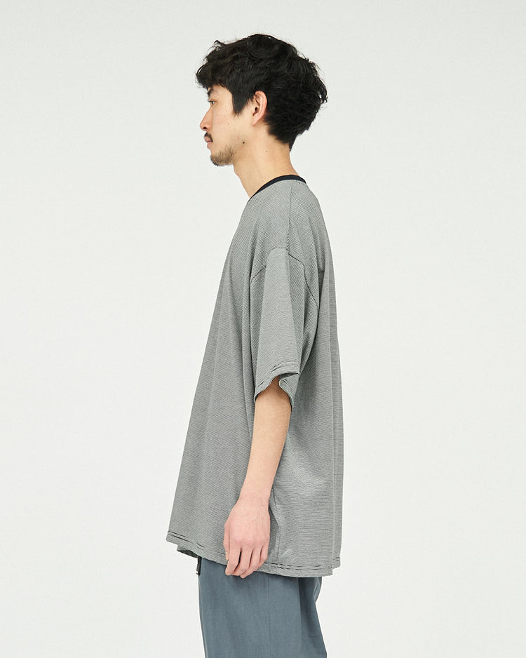 FreshService / MICRO BORDER S/S TEE  WHITE*NAVY