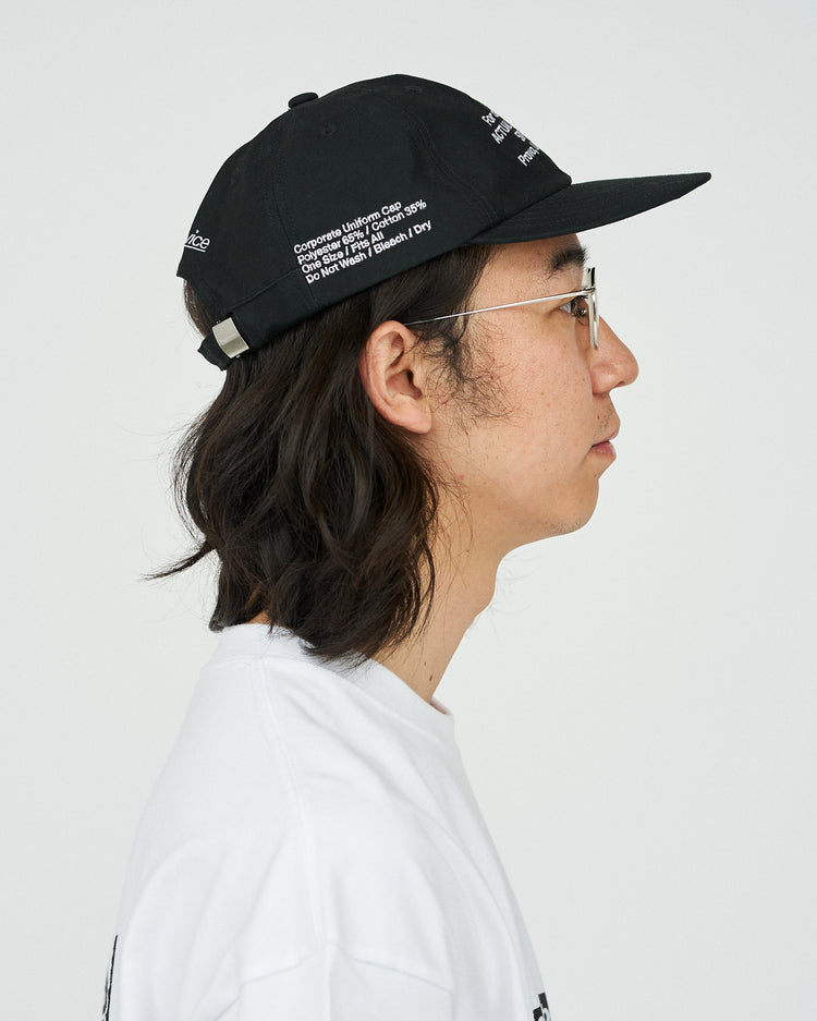 FreshService / AS×FS CORPORATE CAP "ADDRESS" BLACK