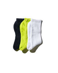 FreshService / SIGNATURE 3-PACK SOCKS WHT*YEL*NVY