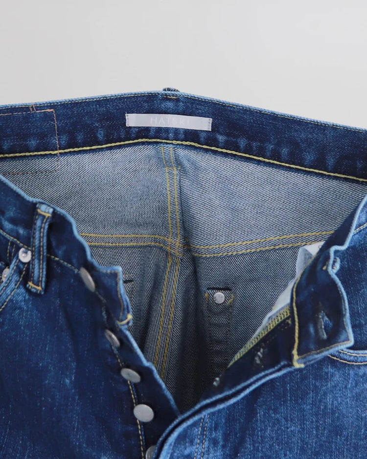 HATSKI / HTK-22001-U Loose Tapered Denim -Blue-
