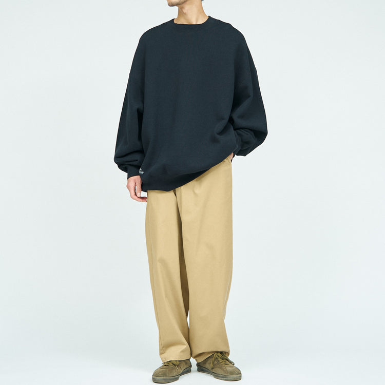 FreshService / HEAVY OZ CREW NECK SWEAT BLACK