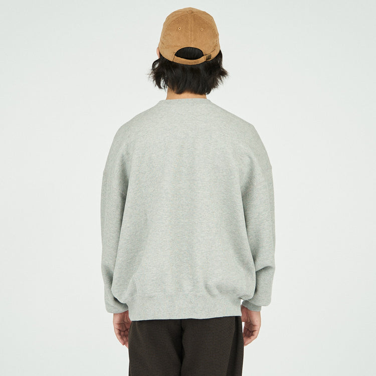 FreshService / HEAVY OZ CREW NECK SWEAT H.GRAY