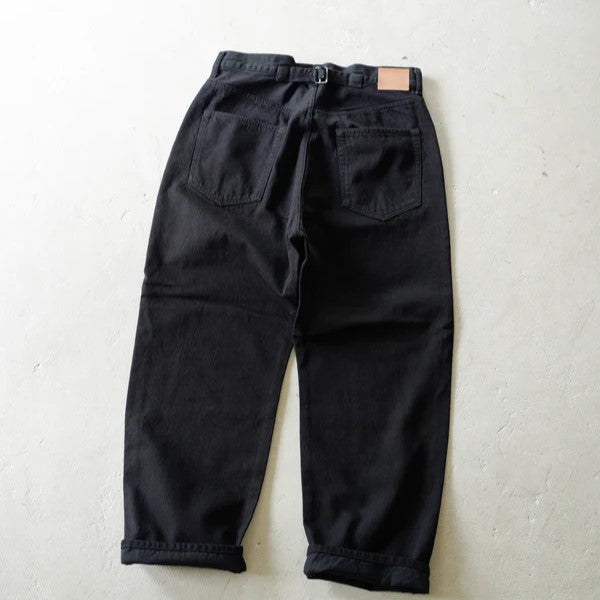 HATSKI / Back Buckle Black Denim -Black- HTK-22011-B