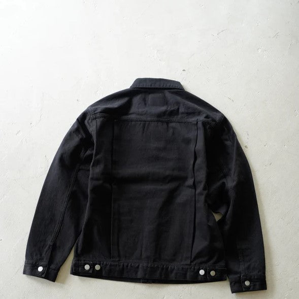 HATSKI / Black Denim Jacket -Black- HTK-23011-B