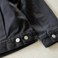 HATSKI / Black Denim Jacket -Black- HTK-23011-B