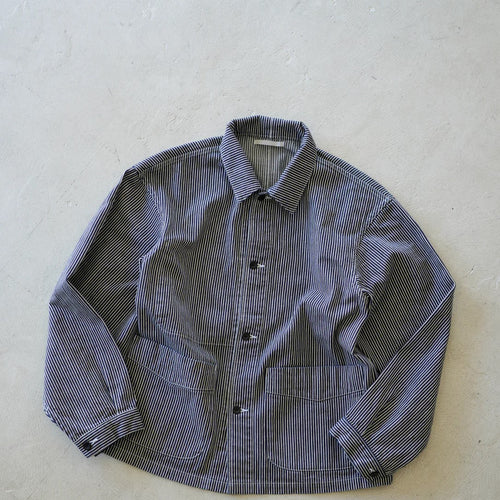 HATSKI / Hickory Herringbone Work Jacket -Stripe- HTK-23013-H