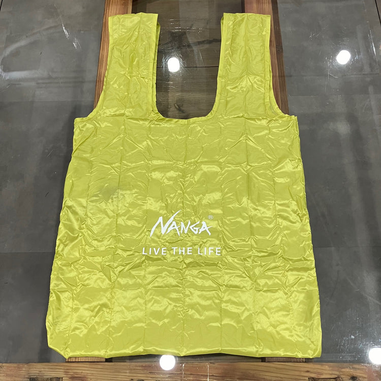 NANGA / POCKETABLE ECO BAG (LIVE THE LIFE)/ ナンガ ポケッタブル エコバッグ