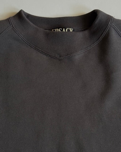 HAVERSACK / 412522 アズマ裏毛クルーネックシャツ BLACK