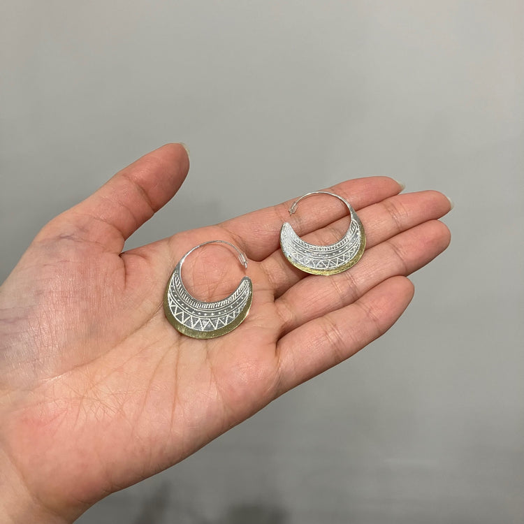 OMBRE CLAIRE / Hoop earrings ref900