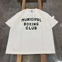 A.G.SPALDING&BROS /  ARCHIVE GRAPHIC TEE MUNICIPAL BOXING CLUB WHITE